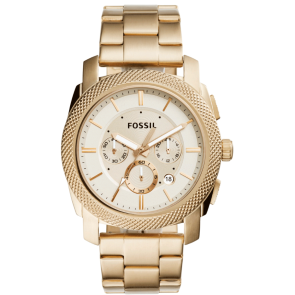 Horlogeband Fossil FS5193 Roestvrij staal (RVS) Doublé 24mm
